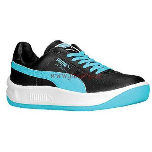 (Black/Bluebird) Puma Gv Special Girls' Grade School Australia Shoes - 44765-42